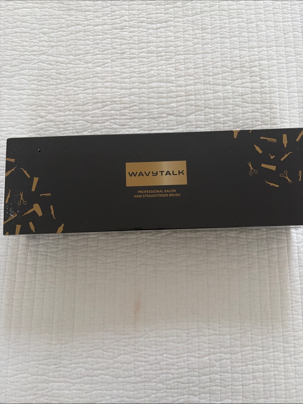 Wavytalk Professional Salon Hair Straightener Brush - never used sealed package